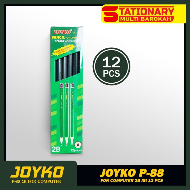 

Pensil 2B Joyko P-88 1 Lusin isi 12 Pch