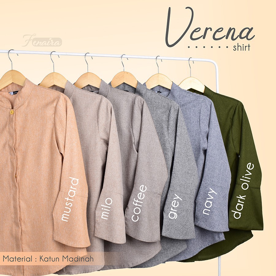 Verena Madinah Cotton Shirt / Verena Shirt / Kemeja Verena Katun Madinah