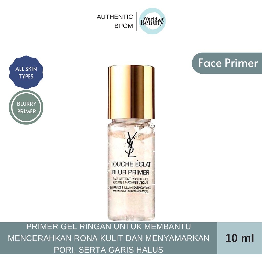 YSL Touch Eclat Blur Primer 10ml - Face Primer Trial Size