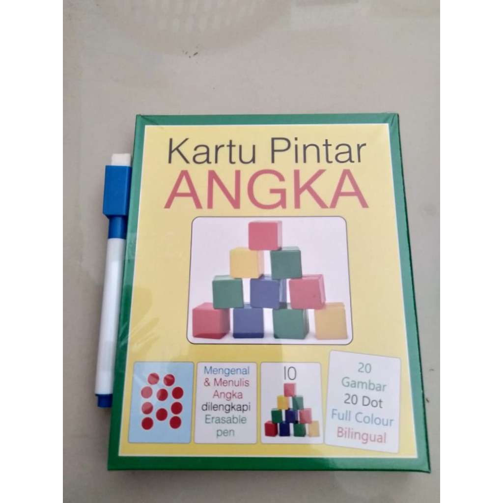 TweedyToys - Flashcard Kartu Pintar Angka Murah