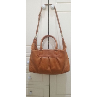 Nicole St. Gilles tas coklat kulit