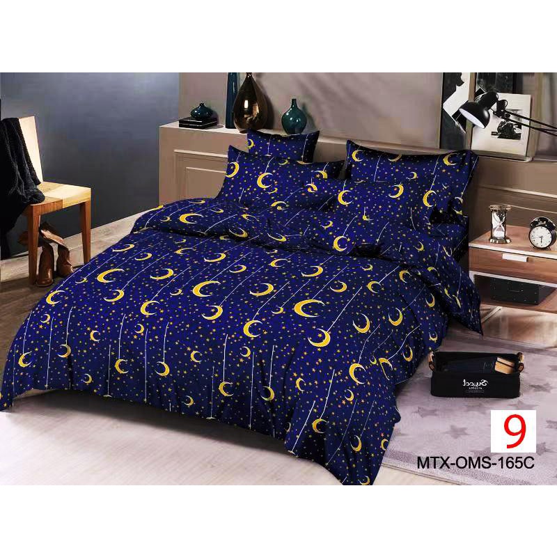 BAHAN KAIN SPREI METERAN (ECER) MURAH MOTIF BULANBINTANG (DISPERSE)