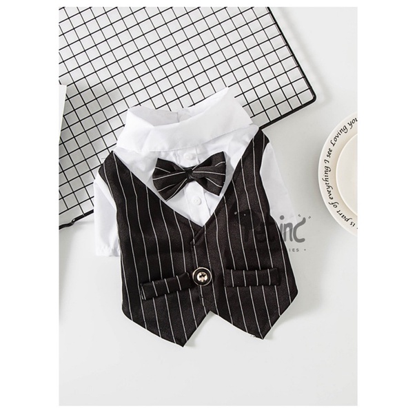 PAWSOME TUXEDO SET TOP