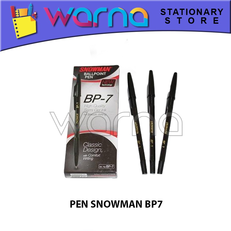 

PEN PULPEN BOLPEN BALLPOINT SNOWMAN BP7