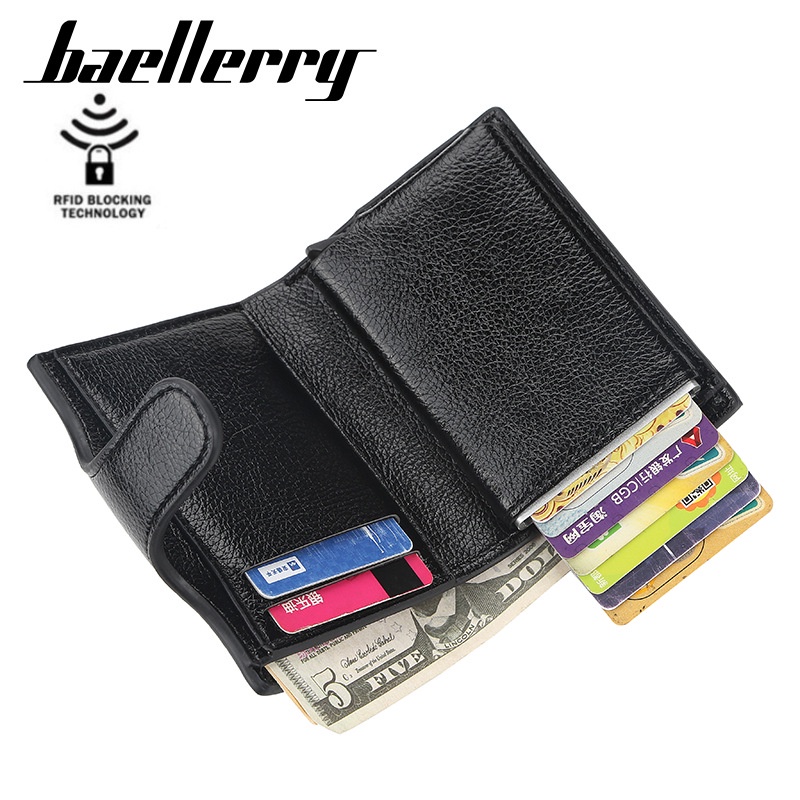 BAELLERRY K9111 Dompet Kartu Pria Bahan Kulit PU Leather Premium WATCHKITE WKOS