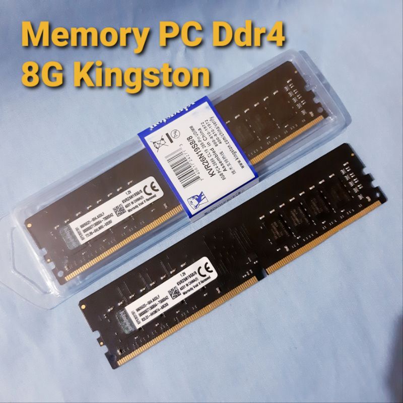 KINGSTON LONGDIMM DDR4 8GB PC 21300/2666 MHz 1.2V - MEMORY PC DDR4 8GB KINGSTON