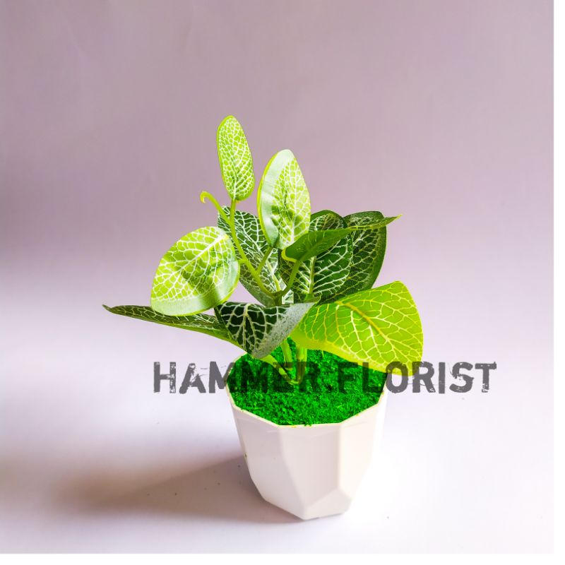 Bunga Artificial Bunga Hias Pajangan Bunga Dekorasi Rumah Meja Rangkain Bunga Pot Bunga D8-D8