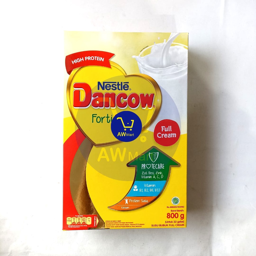 DANCOW FORTIGRO 800 GRAM - SUSU DANCOW INSTANT 800 GRAM - SUSU DANCOW FULL CREAM 800 GRAM