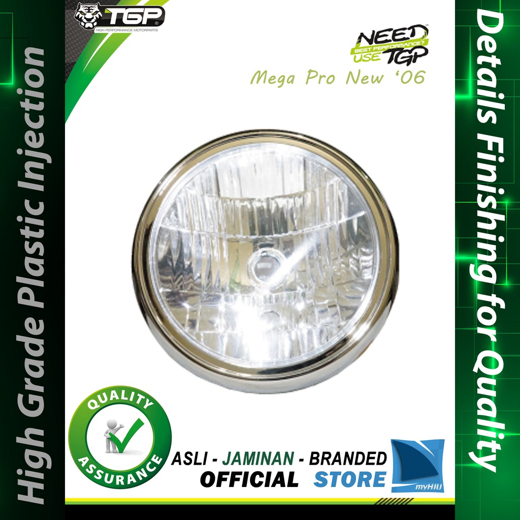 Reflektor / Lampu Depan Honda Mega Pro New 2006 - Front Lamp TGP