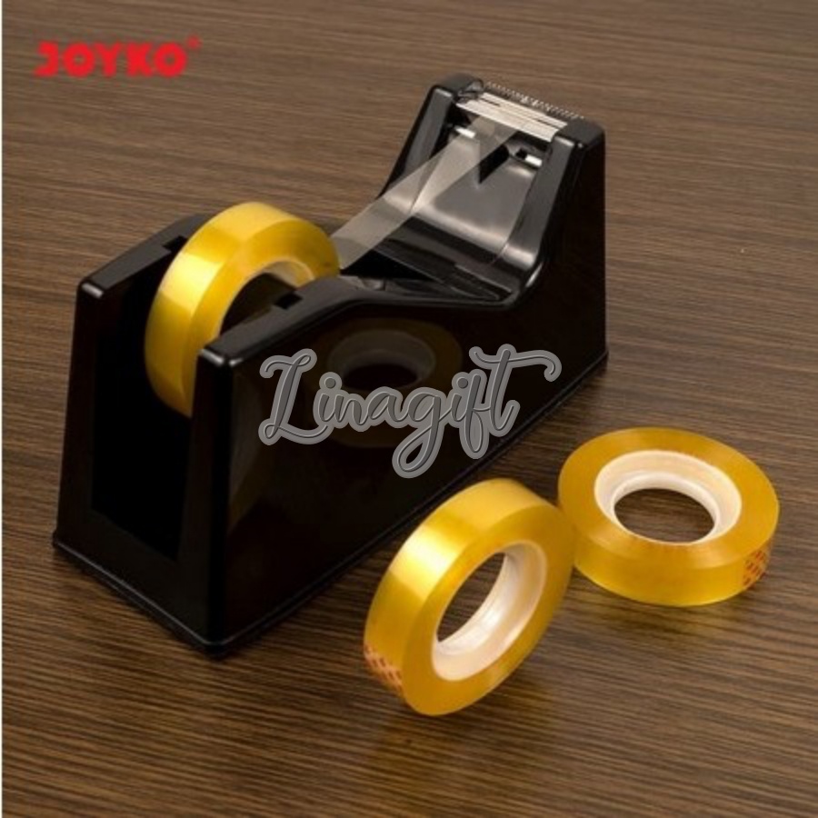 JOYKO - STATIONERY TAPE CUTTER / DISPENSER PORTABLE MINI - PEMOTONG PITA PEREKAT SELOTIP