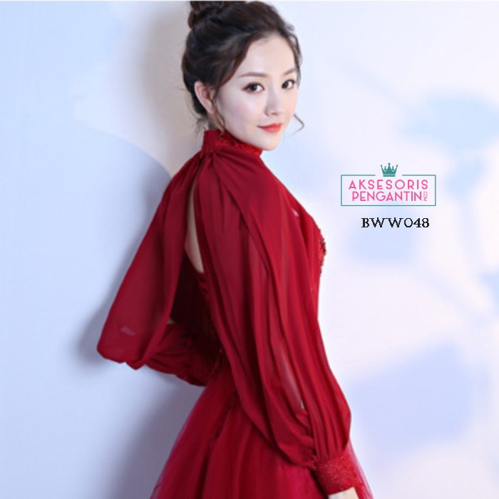 [SIAP KIRIM] BOLERO BRUKAT WANITA ASESORIS PESTA CARDIGAN PERNIKAHAN BWW048