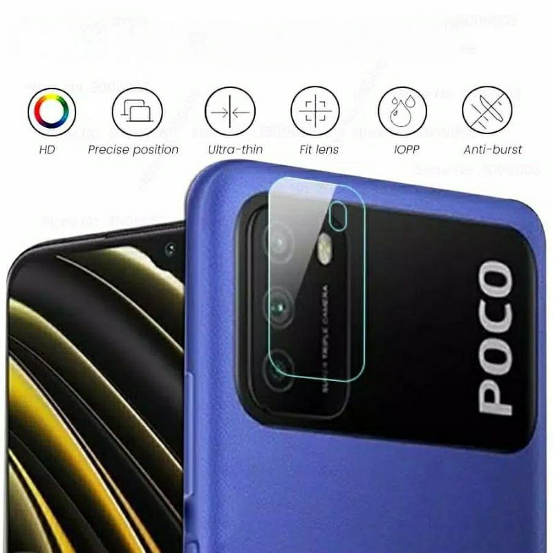 Antigores Tempered glass camera Pocophone POCO F2 PRO X3 NFC F3 M3 screen kamera