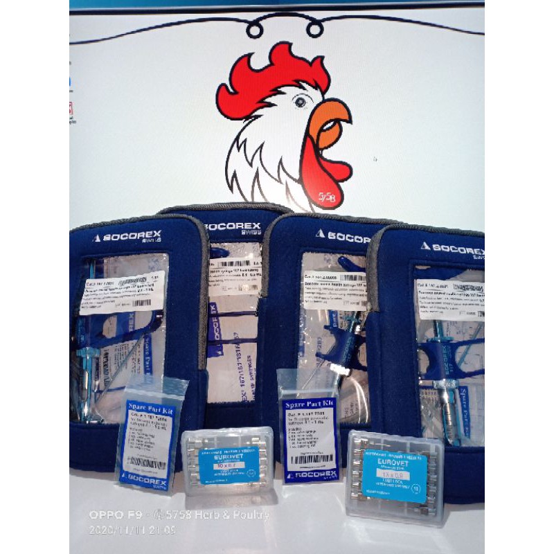 Alat Suntik / Injeksi Hewan SOCOREX AUTO SYRINGE Original