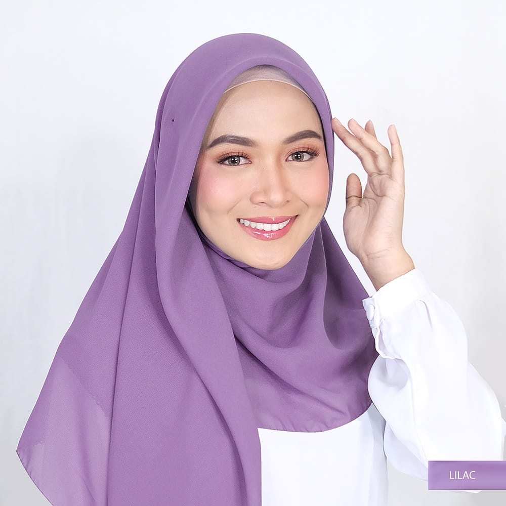 Zein Hijab - Bella Square Jahit Tepi 115 X 115 Hijab Segi Empat