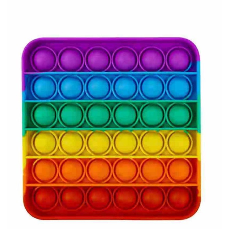 [Grosir] POP IT MURAH RAINBOW UNICORN/AMONG US fidget push Pop Its-Square/Kotak