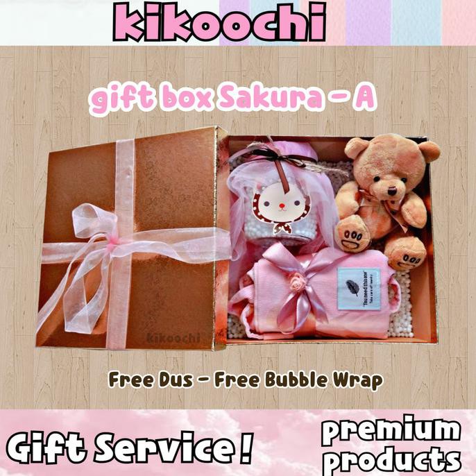 

Gift Box Kado Ulang Tahun Pacar Hadiah Birthday Cewek Perempuan Wisuda - Sakura A