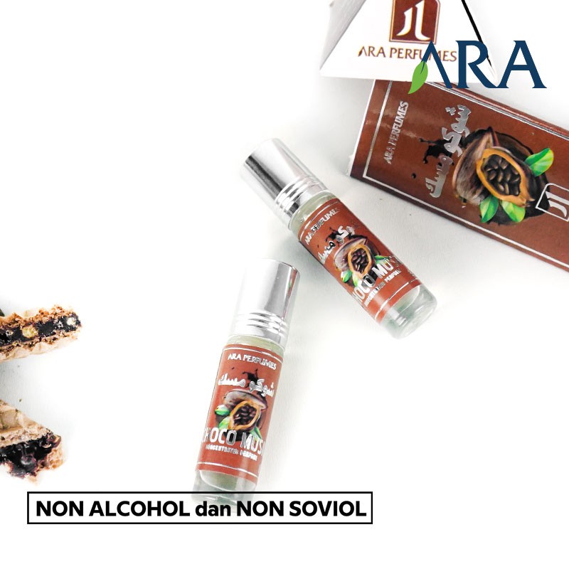 Parfum Choco Musk ARA PERFUMES 6ml Non Alkohol Original