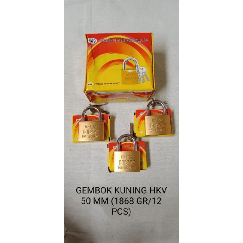 GEMBOK KUNING HKV 50MM