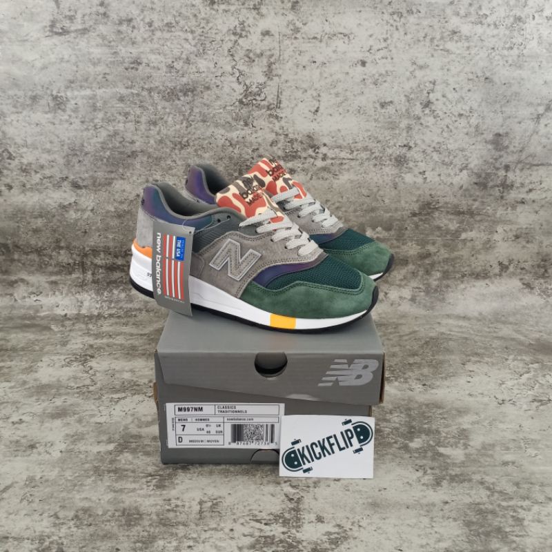 Sepatu Nb New Balance 997 M997NM Duck Camo Made In Usa 100%BNIB