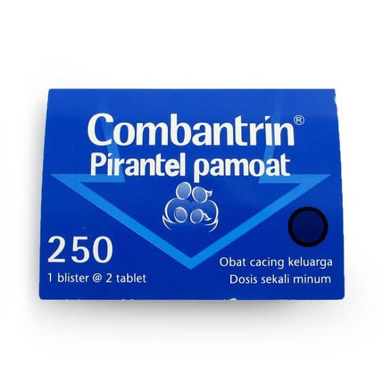 COMBANTRIN 250 MG STRIP 2 TABLET