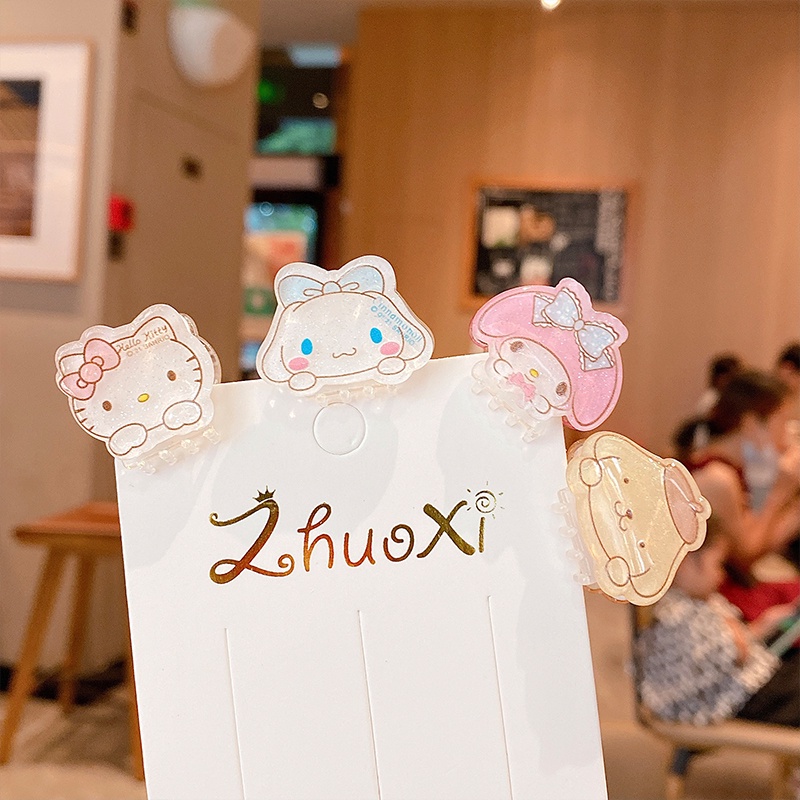 Jepit Rambut Mini Motif Kartun Gaya Jepang Untuk Anak Perempuan