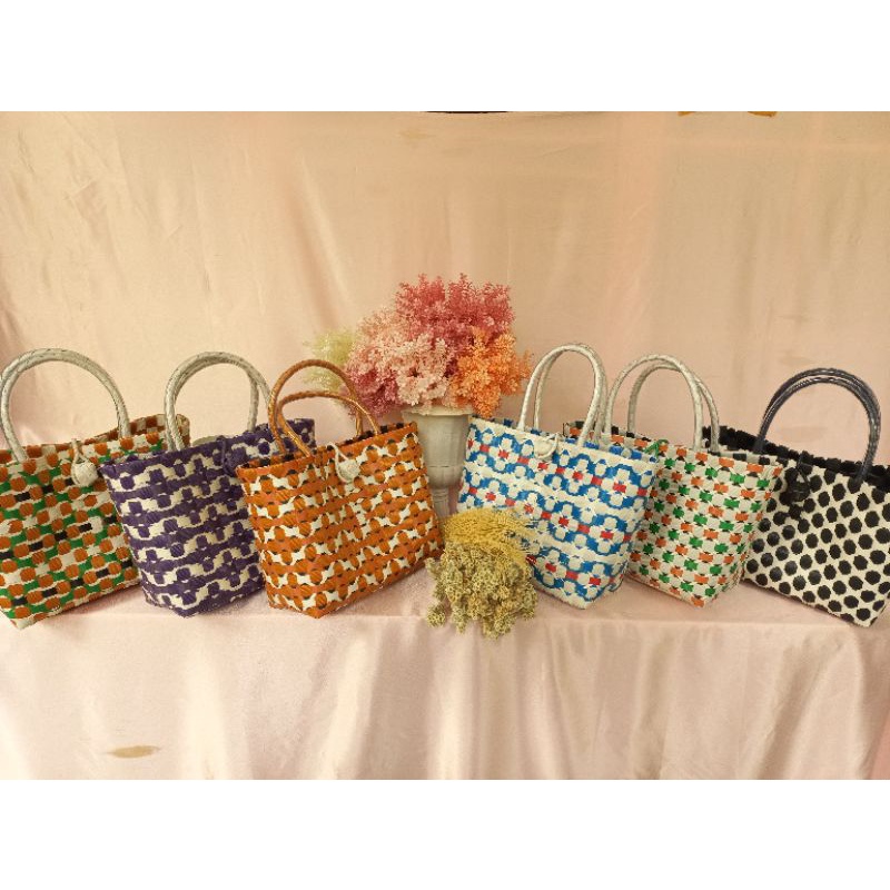 TAS ANYAM JALI PREMIUM / TAS ANYAM MOTIF CANTIK / TAS ANYAM JALI MURAH / TAS WANITA CANTIK / TAS WAN