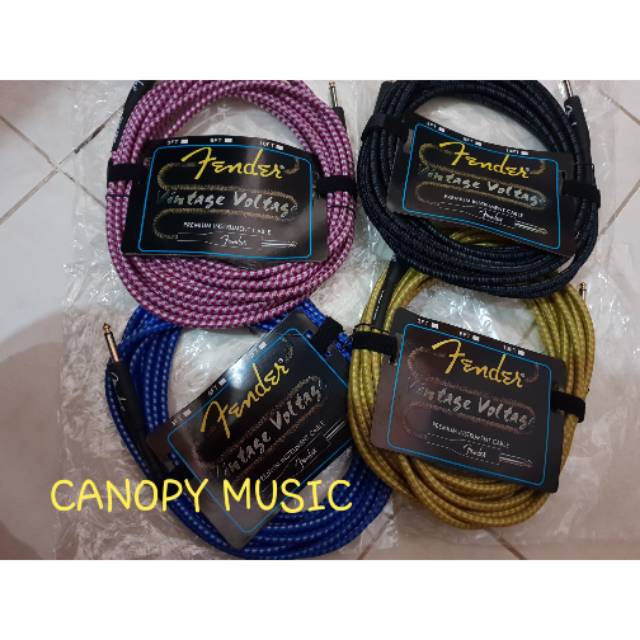 Kabel gitar fender 6m