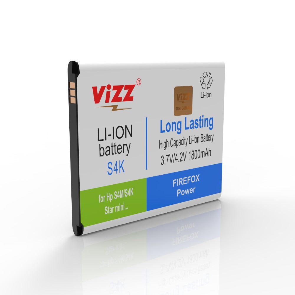 Vizz Baterai Advan S4K Original S4M i4A i4C Advance 1800 mAh