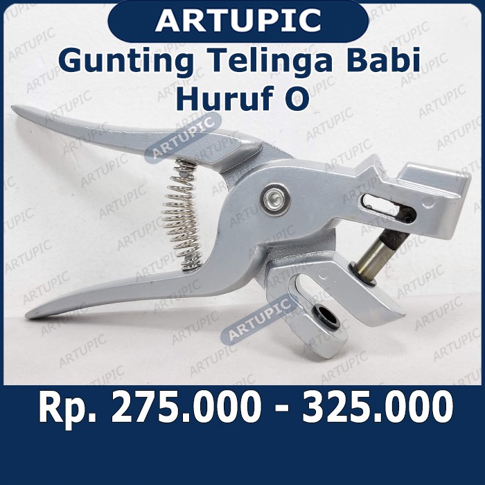 Gunting Telinga Babi Huruf O Tang Gunting Kuping Babi Pig Ear Notcher Scissors Artupic