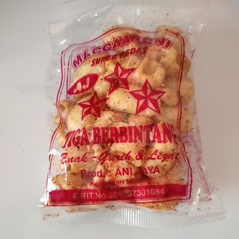 

Makaroni Super Pedas Tiga Berbintang