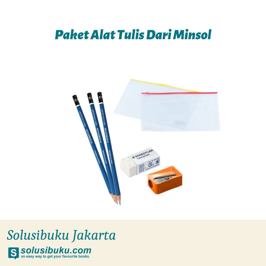 

[Solusibuku Jakarta] Paket Alat Tulis dari Minsol