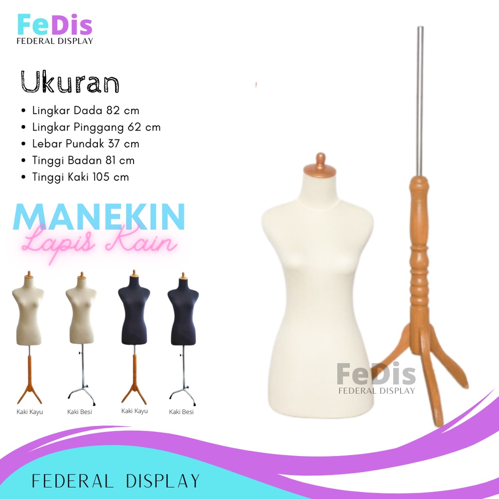 MANEKIN DM KAIN WANITA DEWASA / MANEKIN DM BAJU GAMIS