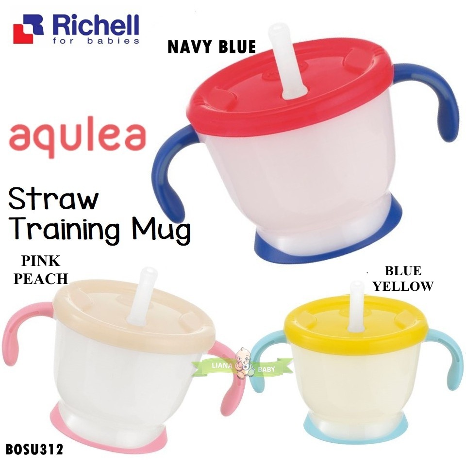 BOSU312 RICHELL AQULEA STRAW TRAINING BOTOL SEDOTAN