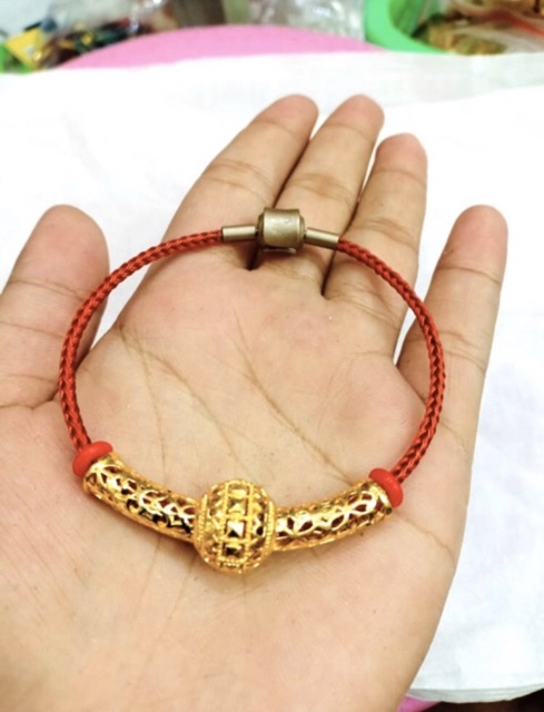 Gelanga kawat anti air gelang water proof gelang wanita lapis emas gelang replika emas gelang