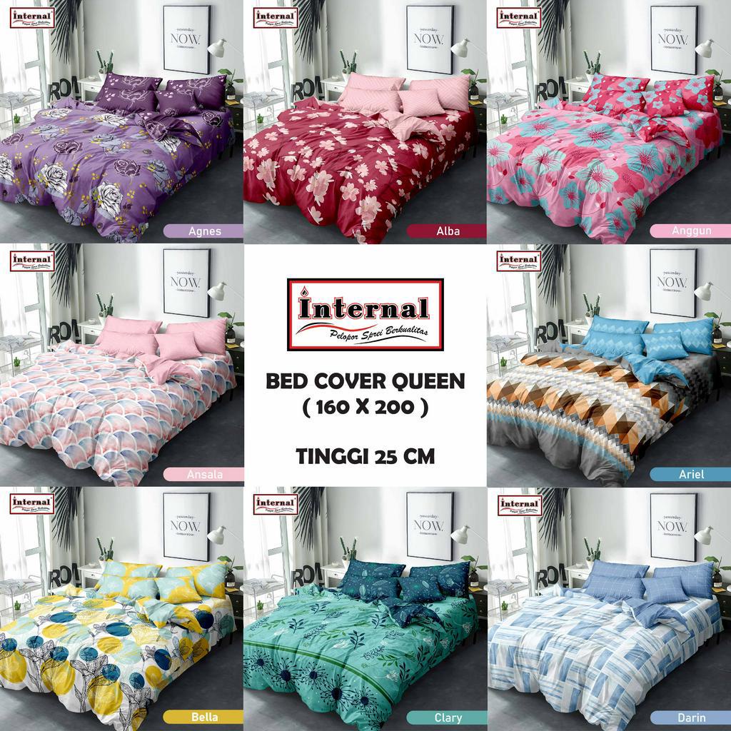 Internal - Bed Cover Queen 160x200 T25 Fitted
