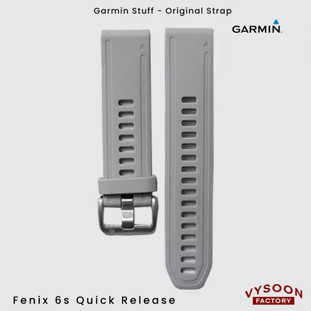 Strap Rubber Tali Jam Smartwatch Garmin Fenix 6s QR Original - Gray