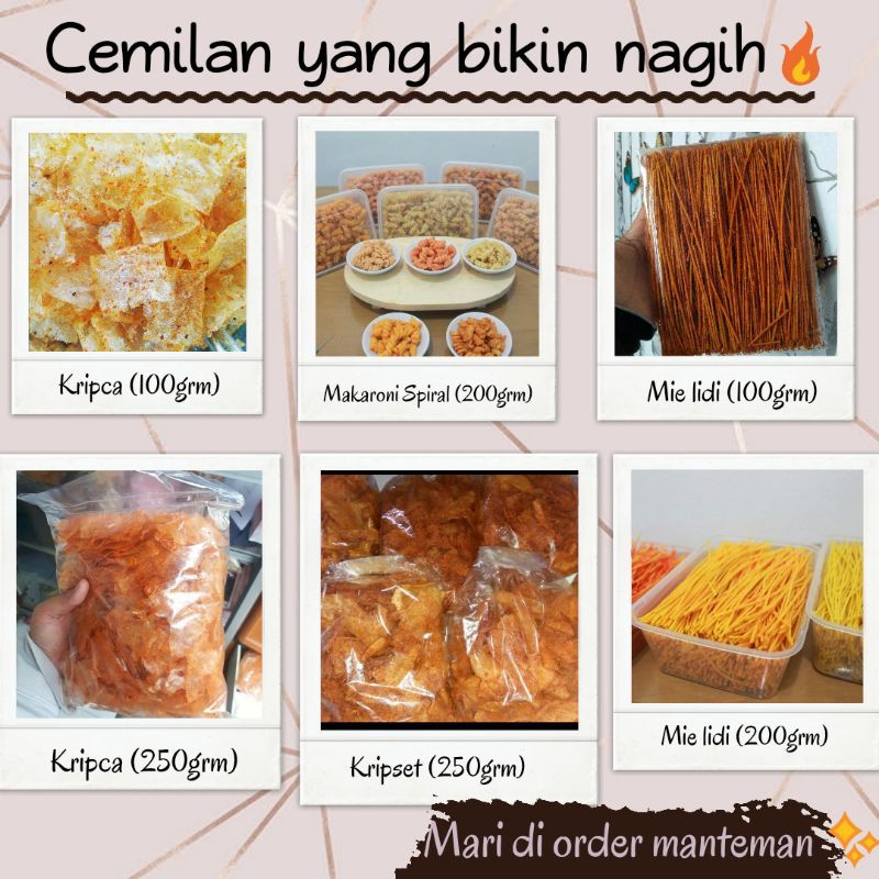 

Snack Varian/cemilan murah