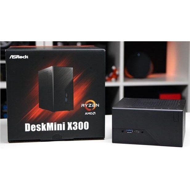 ASROCK DeskMini X300 Mini PC + AMD Ryzen 5 PRO 4650G Renoir (Paket)