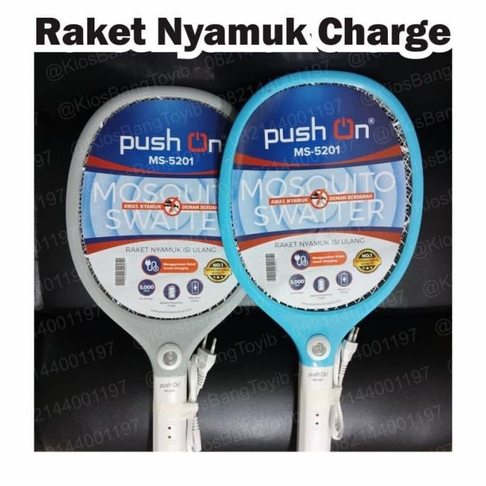 COD Raket Nyamuk Isi Ulang /Raket Nyamuk Listrik PUSH ON MS-5201