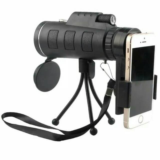 Teleskop monocular 40x60 lensa optik zoom for handphone