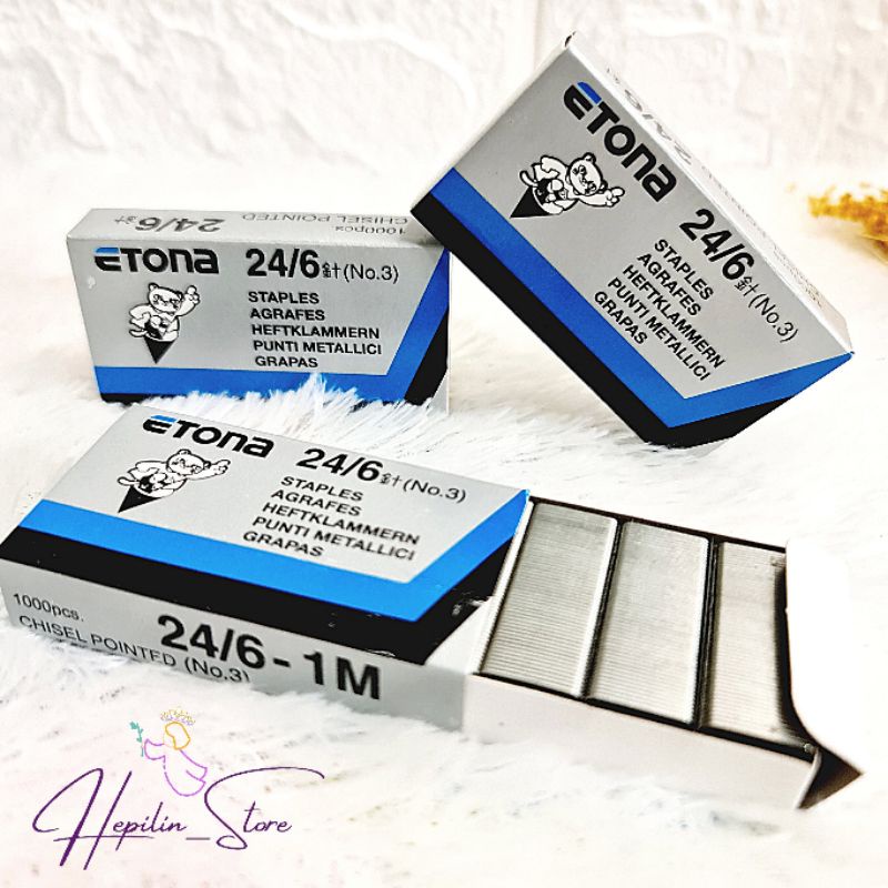 

Isi Jepretan Besar Etona No.3 / Isi Staples Besar / Isi Stapler Besar Etona No.3