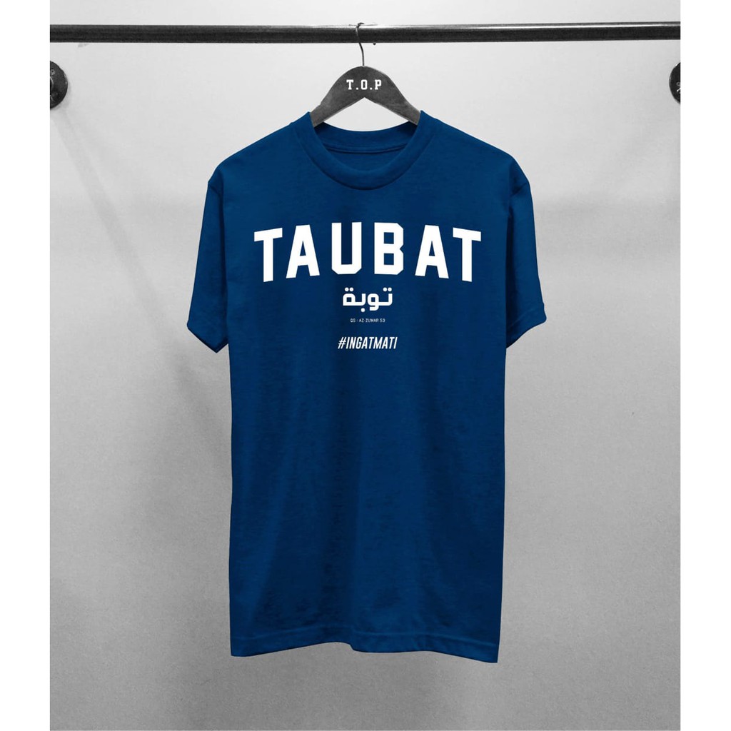 Kaos Dakwah Islami Ngaji yuk Tawheed Hijrah Muslim Distro Murah-Taubat