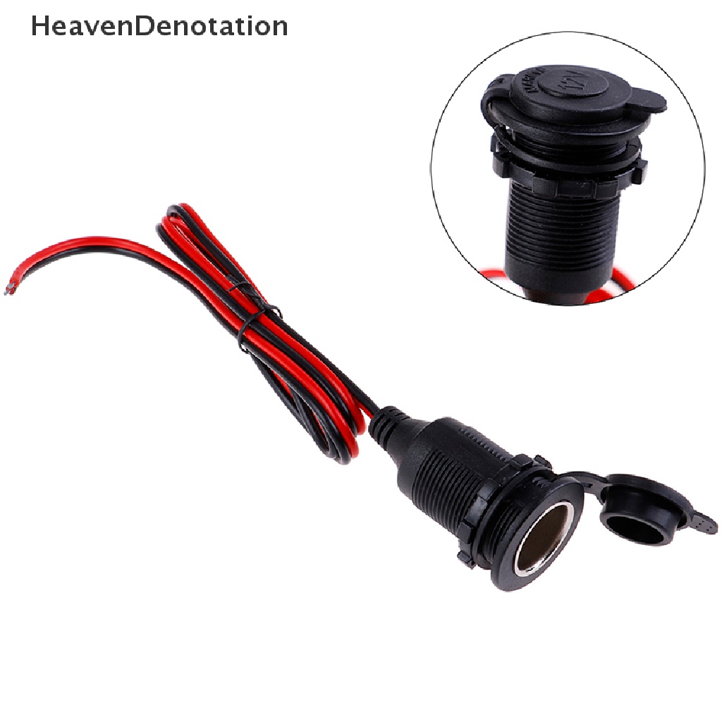 [HeavenDenotation] 12/24V 5A DC female car cigar cigarette lighter socket plug connector adapter