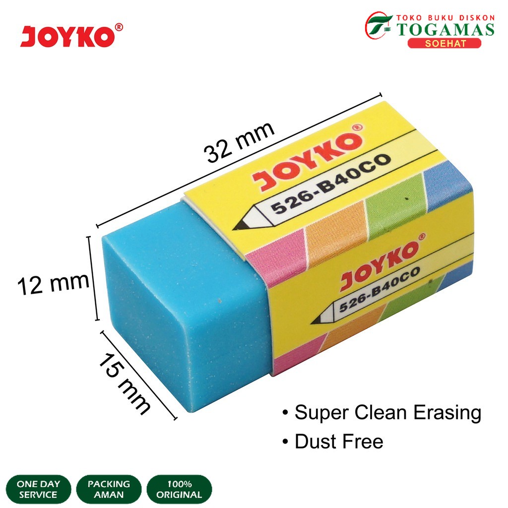 

Eraser / Penghapus Joyko 526-B40CO