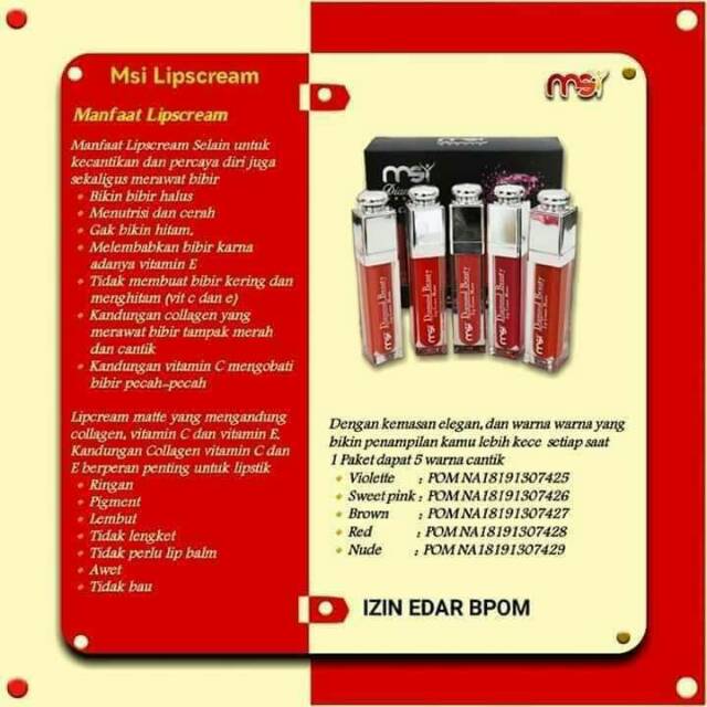 MSI LIP CREAM MATTE