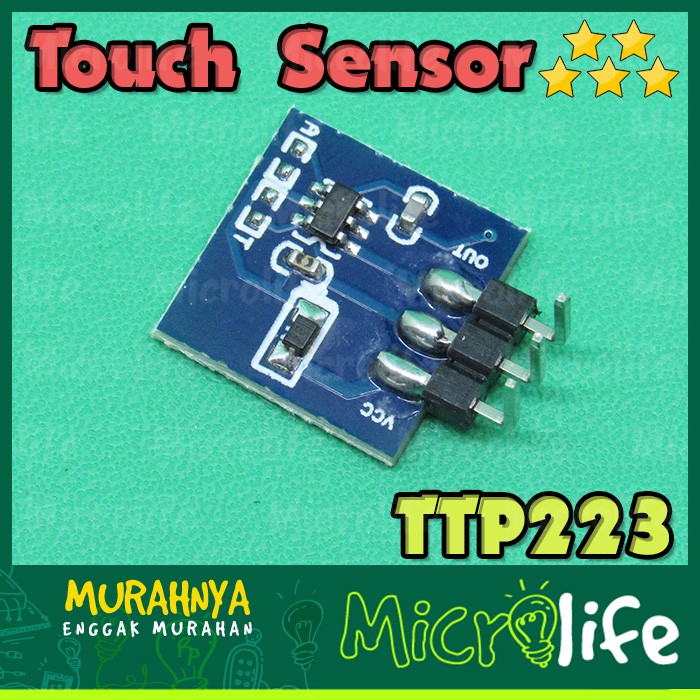 TTP223 SELFLOCK CAPACITIVE TOUCH SENSOR MODULE