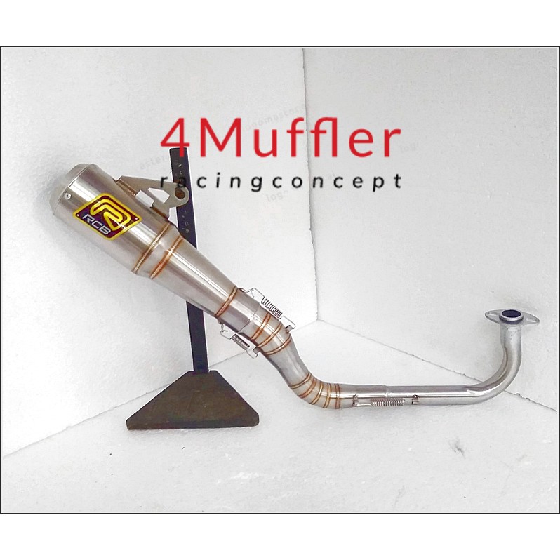 Knalpot RCB Kapsul untuk Nmax Aerox Mio Lexy Vario Genio Xride Xeon Scoopy Fino Beat ADV dll