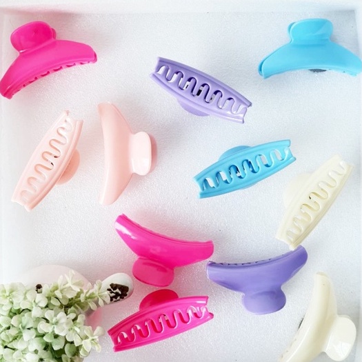 Jepit Salon Marcella / Jepit Warna / Jepit Rambut / uk. 9cm