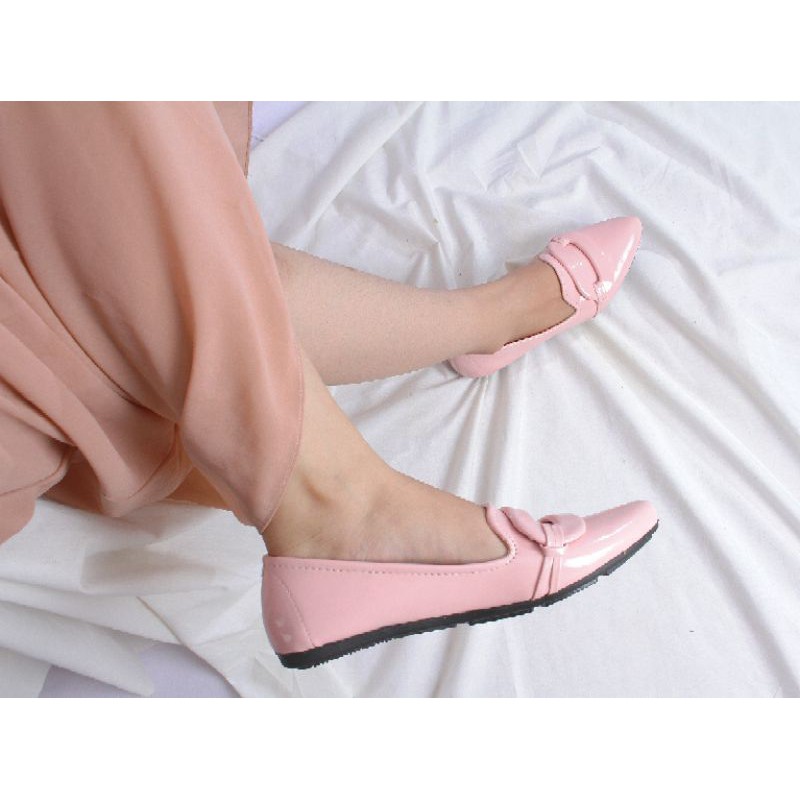 Mym2m Dilian Sepatu Flat Wanita Balet Flatshoes Sol karet