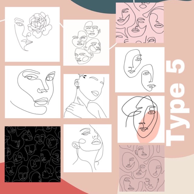 

STICKER AESTHETIC TYPE 5 ( 10 PCS )